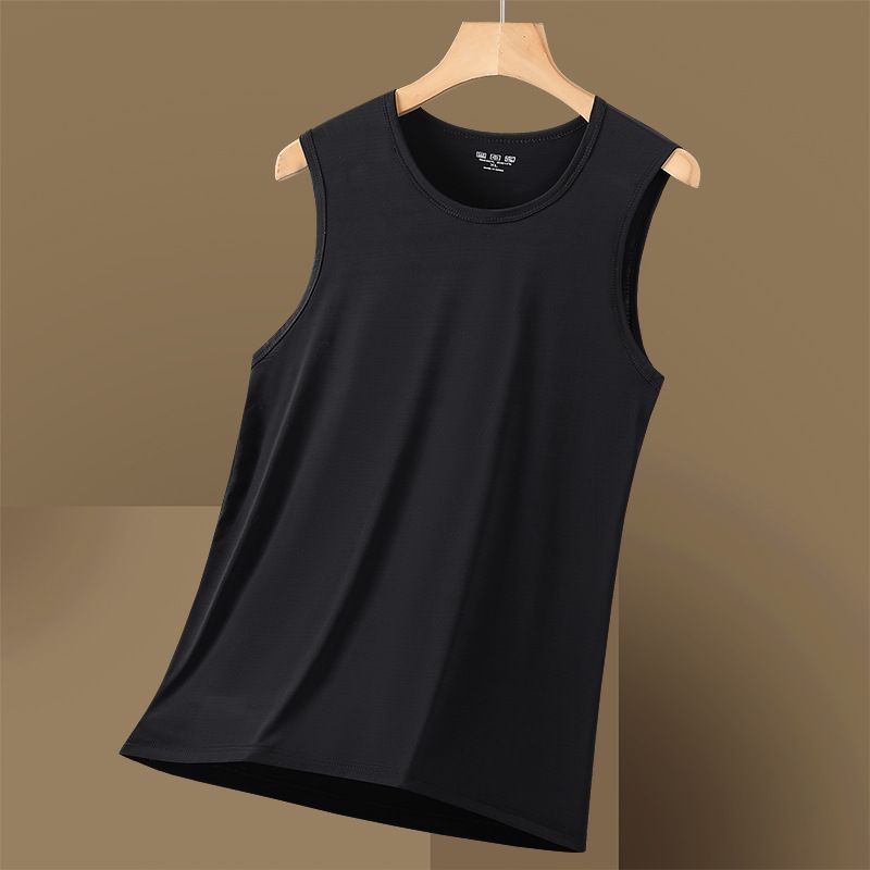 Summer Ultra-light And Breathable Sports Quick-drying Top, Sleeveless T-shirt For Running And Fitness, Ice Silk Elastic Men's Vest