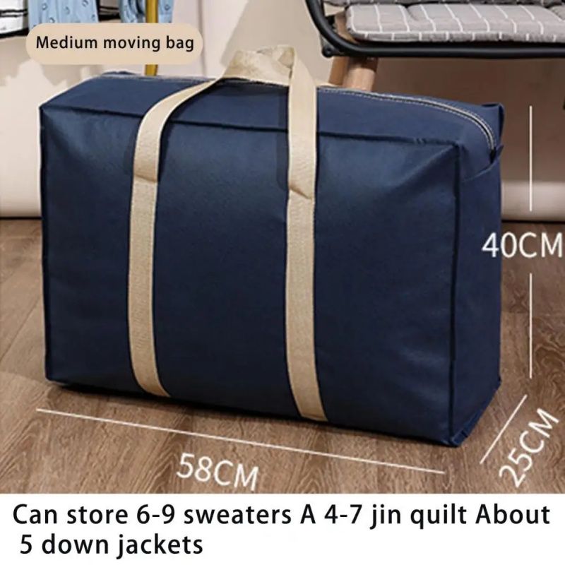 Quilt Storage Bags Luggage Clothes Storage Bags For Students Handheld Large Capacity Quilt Packing Bags Moving Bags ，Two Colors And Four Sizes