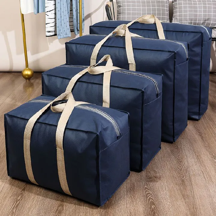 Quilt Storage Bags Luggage Clothes Storage Bags For Students Handheld Large Capacity Quilt Packing Bags Moving Bags ，Two Colors And Four Sizes