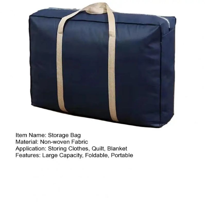 Quilt Storage Bags Luggage Clothes Storage Bags For Students Handheld Large Capacity Quilt Packing Bags Moving Bags ，Two Colors And Four Sizes