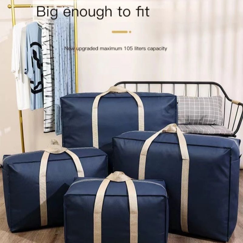 Quilt Storage Bags Luggage Clothes Storage Bags For Students Handheld Large Capacity Quilt Packing Bags Moving Bags ，Two Colors And Four Sizes