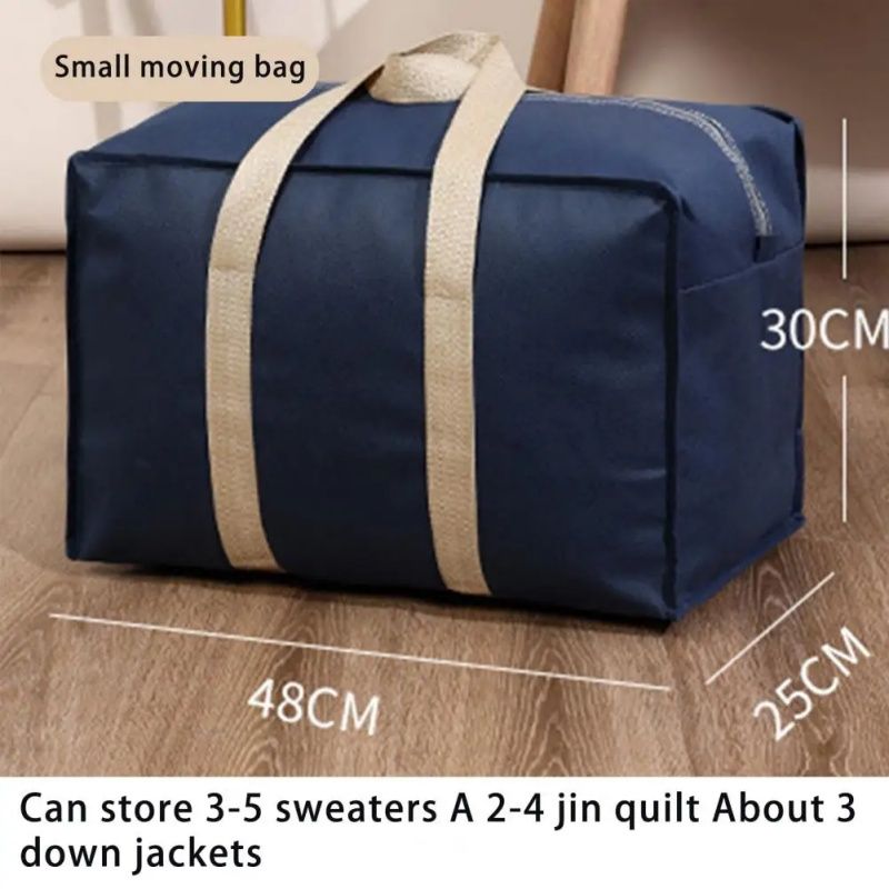Quilt Storage Bags Luggage Clothes Storage Bags For Students Handheld Large Capacity Quilt Packing Bags Moving Bags ，Two Colors And Four Sizes