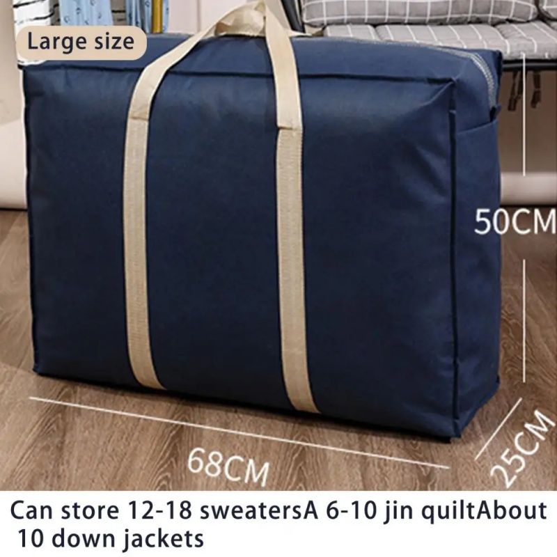 Quilt Storage Bags Luggage Clothes Storage Bags For Students Handheld Large Capacity Quilt Packing Bags Moving Bags ，Two Colors And Four Sizes