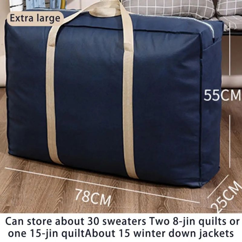 Quilt Storage Bags Luggage Clothes Storage Bags For Students Handheld Large Capacity Quilt Packing Bags Moving Bags ，Two Colors And Four Sizes