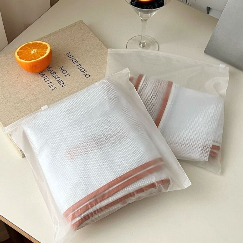 Large And Small Two-piece set，Reticulated Transparent Storage Bags Multi-functional Packaging Moving Bags, Household Large-capacity Clothing Pants Quilt Bags (Large 52*42*30cm, Small 40*30*18cm)