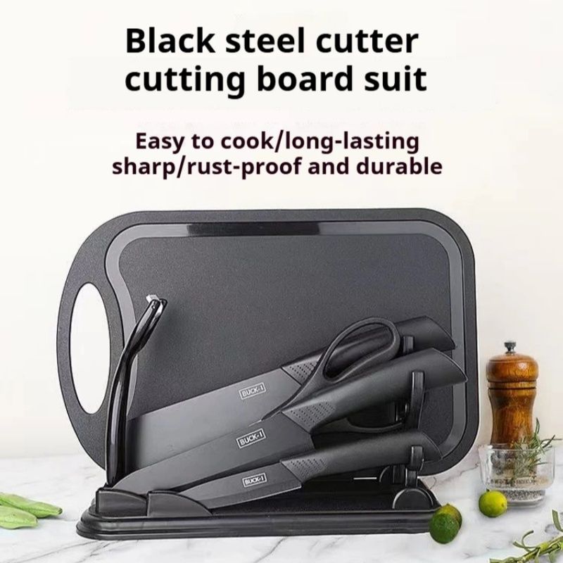 A Full Set Of Stainless Steel Kitchen Knives, Fruit Knives, Food Supplement Household Kitchen Knives And Chopping Boards, Various Sets Of Combinations, Choose The Kitchen Knife Combination You Need