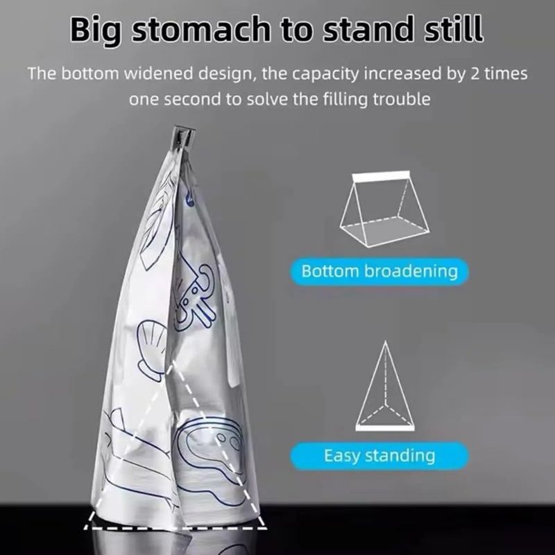 Aluminum Foil Food Preservation Sealed Bags, Household Refrigerator Food Freezing Special Storage Bags, Tight Bags, Special Freezing Bags，Zipper Design Reusable And Affordable