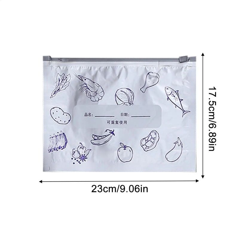Aluminum Foil Food Preservation Sealed Bags, Household Refrigerator Food Freezing Special Storage Bags, Tight Bags, Special Freezing Bags，Zipper Design Reusable And Affordable