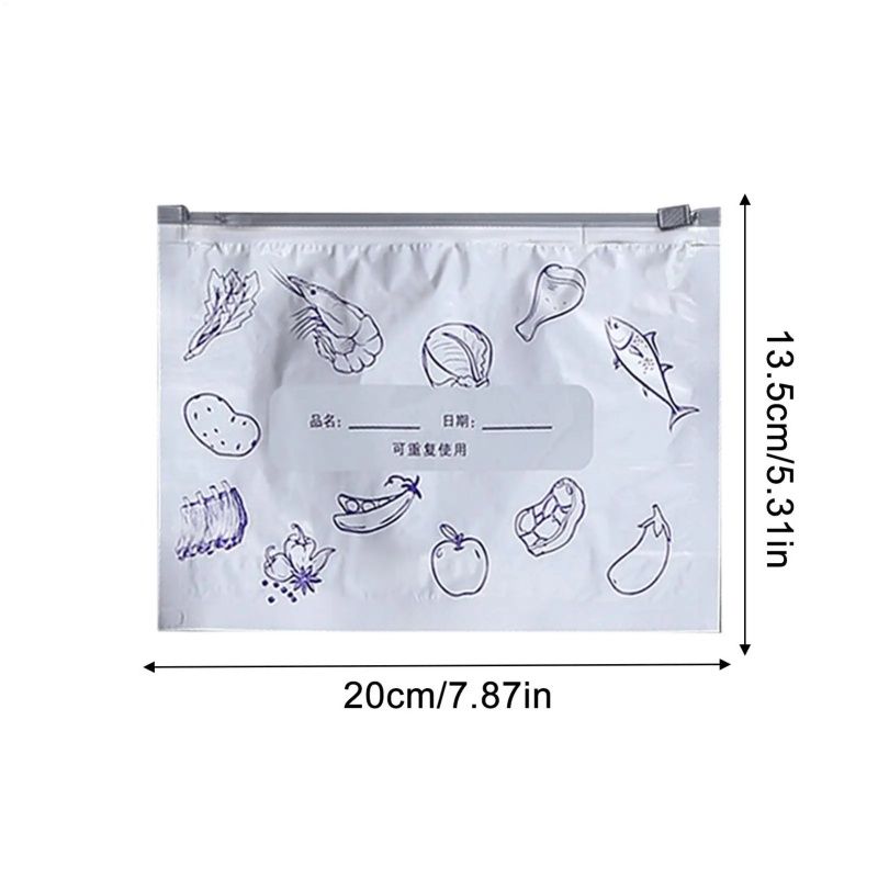 Aluminum Foil Food Preservation Sealed Bags, Household Refrigerator Food Freezing Special Storage Bags, Tight Bags, Special Freezing Bags，Zipper Design Reusable And Affordable