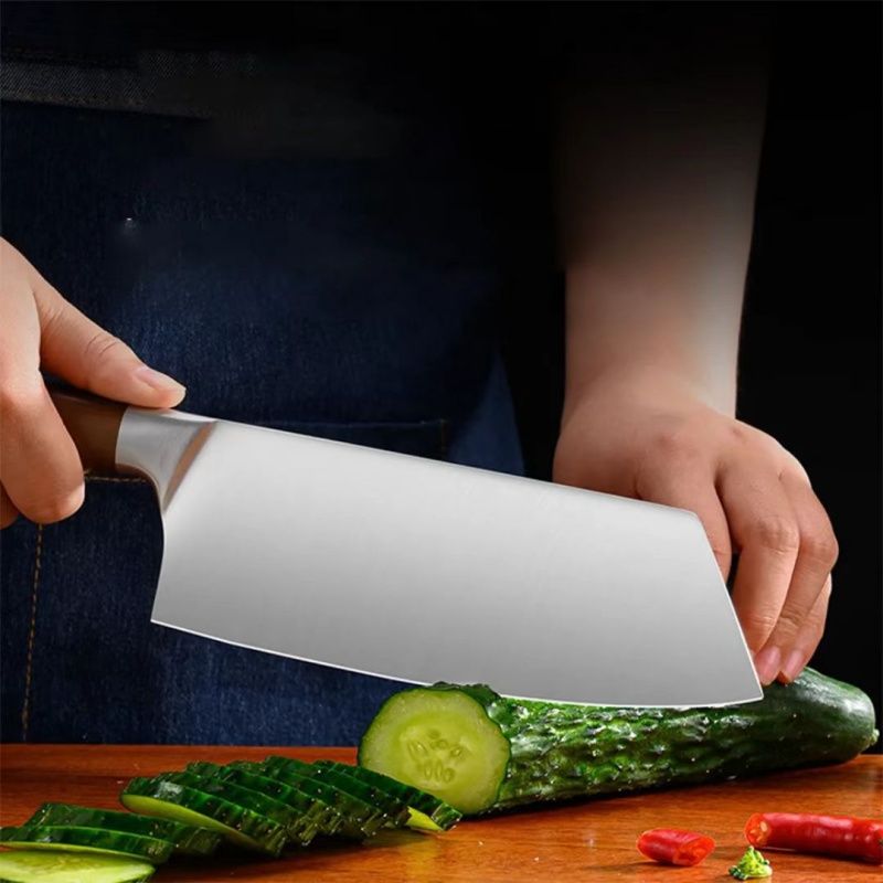 Stainless Steel Chinese-style Kitchen Knife ,Including Slicing Knife, Chef's Knife, And Household Fruit Knife,Cute Little Knife Cooking Tools