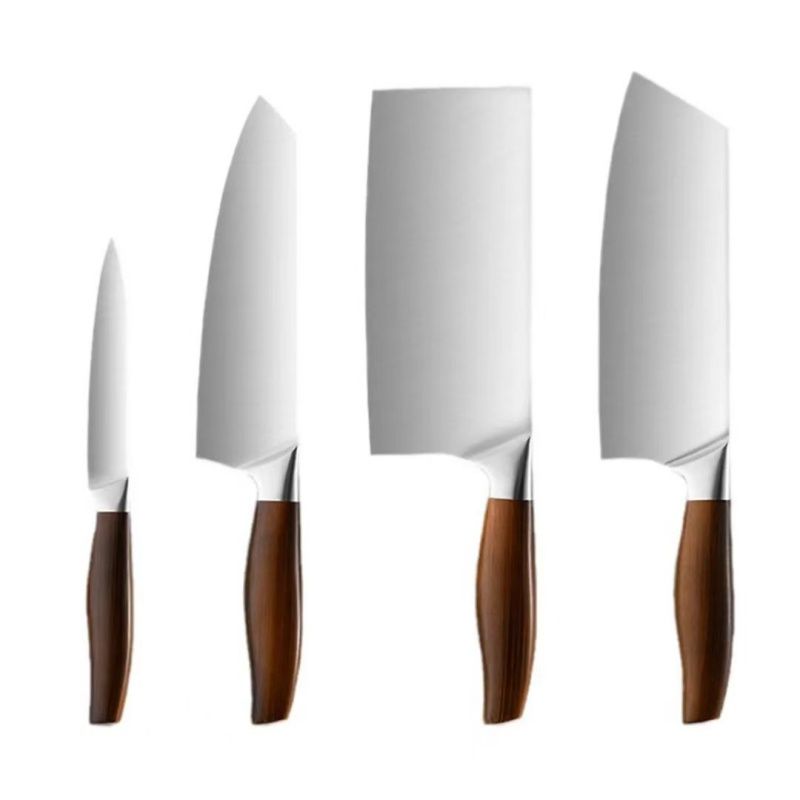 Stainless Steel Chinese-style Kitchen Knife ,Including Slicing Knife, Chef's Knife, And Household Fruit Knife,Cute Little Knife Cooking Tools