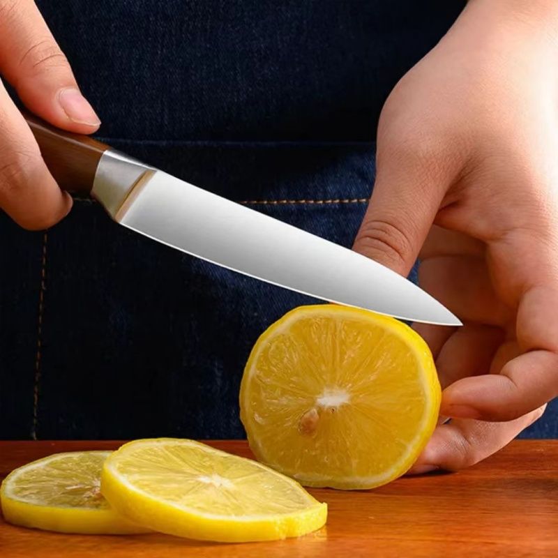 Stainless Steel Chinese-style Kitchen Knife ,Including Slicing Knife, Chef's Knife, And Household Fruit Knife,Cute Little Knife Cooking Tools