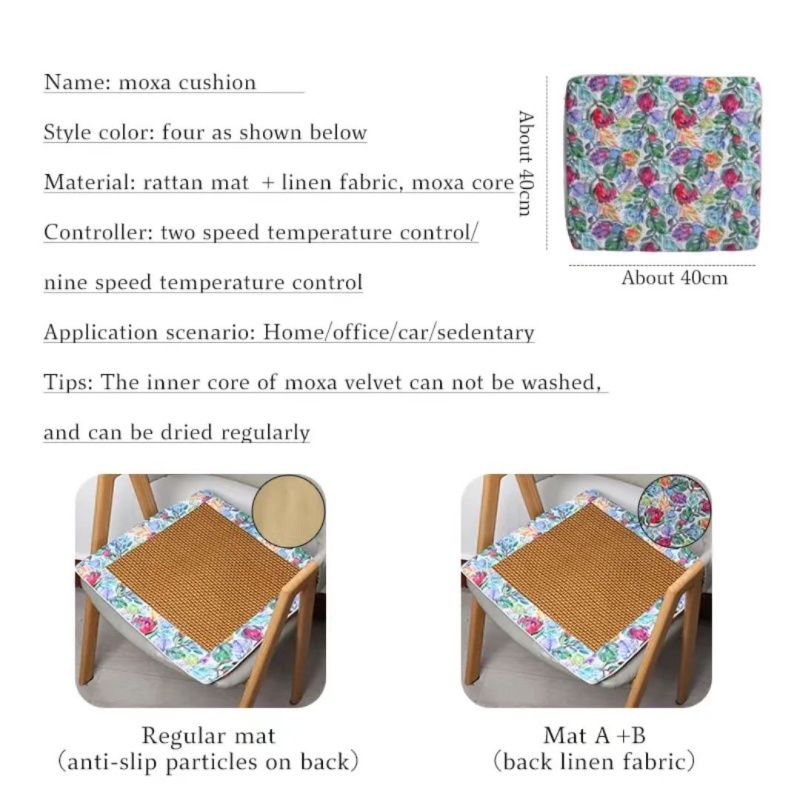 Moxibustion Mat, Moxibustion Blanket, Linen And Rattan Mat Fabric, Independent Moxa Liner, Which Can Be Dried, Replaced And Not Cleaned, Wormwood Is Warm And Breathable, Suitable For All People