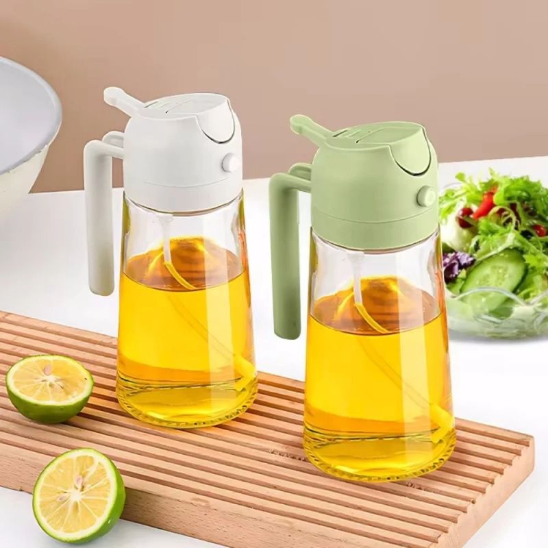Oil Pot, The Oil Pouring And Spraying Functions Can Be Switched At Will,It Achieves Two Purposes With One Device,The Control Is Accurate And There Is No Shaking. Kitchen Tool,Essential For Household