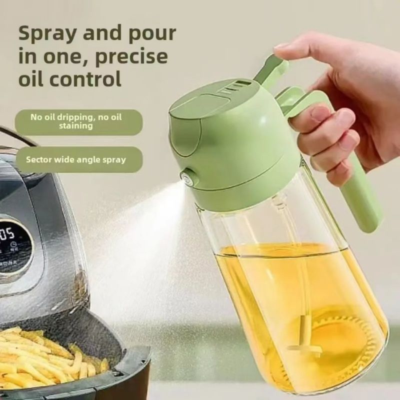 Oil Pot, The Oil Pouring And Spraying Functions Can Be Switched At Will,It Achieves Two Purposes With One Device,The Control Is Accurate And There Is No Shaking. Kitchen Tool,Essential For Household