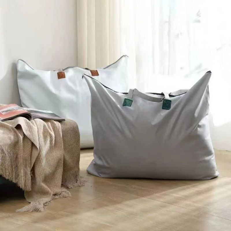 Waterproof Large Capacity Quilt Packing Bag，Student Quilt Storage Bags， Household Moving Luggage Dustproof Storage Bag， Random  Color
