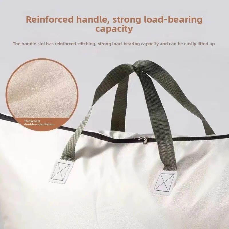 Waterproof Large Capacity Quilt Packing Bag，Student Quilt Storage Bags， Household Moving Luggage Dustproof Storage Bag， Random  Color