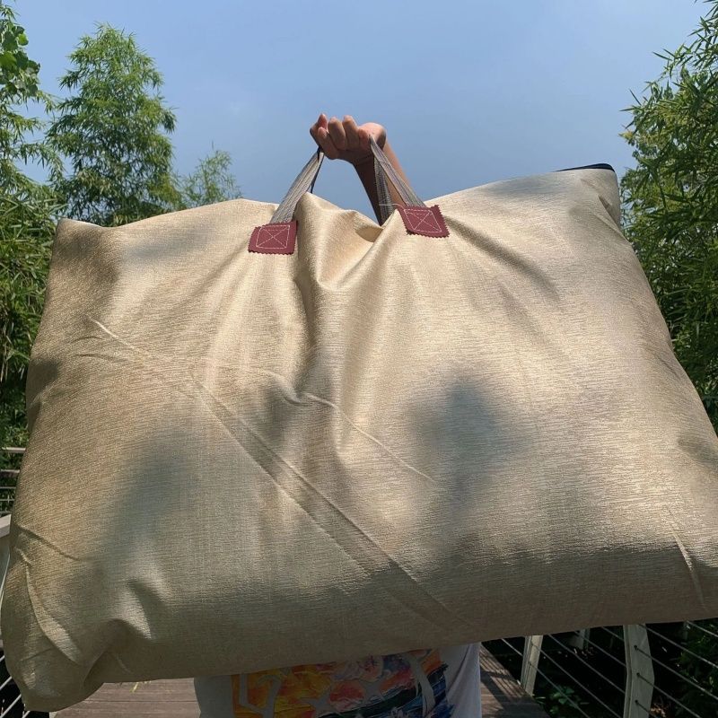 Waterproof Large Capacity Quilt Packing Bag，Student Quilt Storage Bags， Household Moving Luggage Dustproof Storage Bag， Random  Color