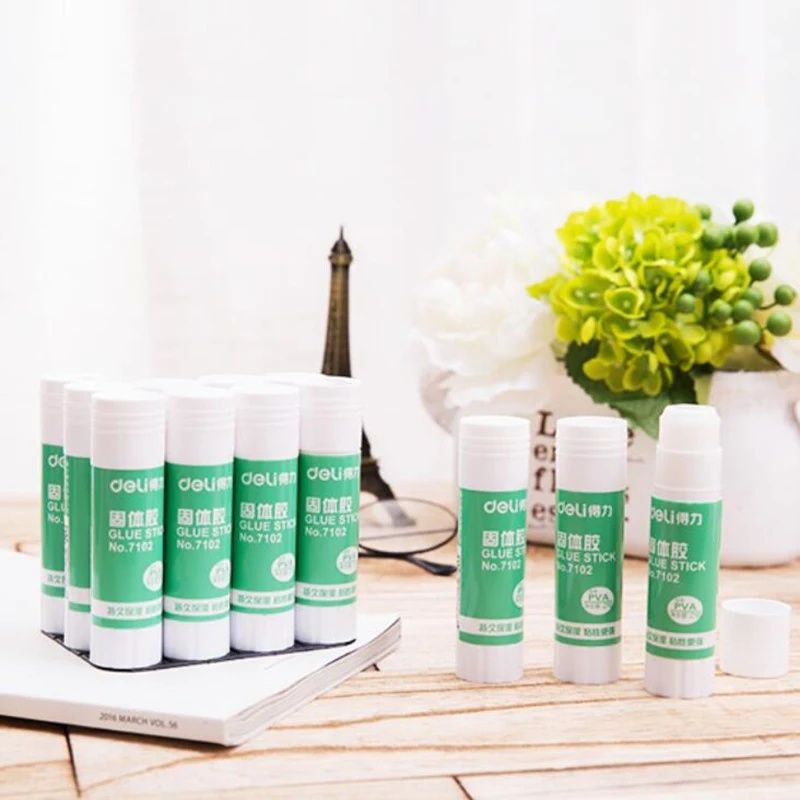 1PCS Deliglue PVA Solid Glue Sticks ，Student Glue Stick，Office  Glue Stick，Good Viscosity，Formaldehyde-free，Three Specifications：9g21g36g