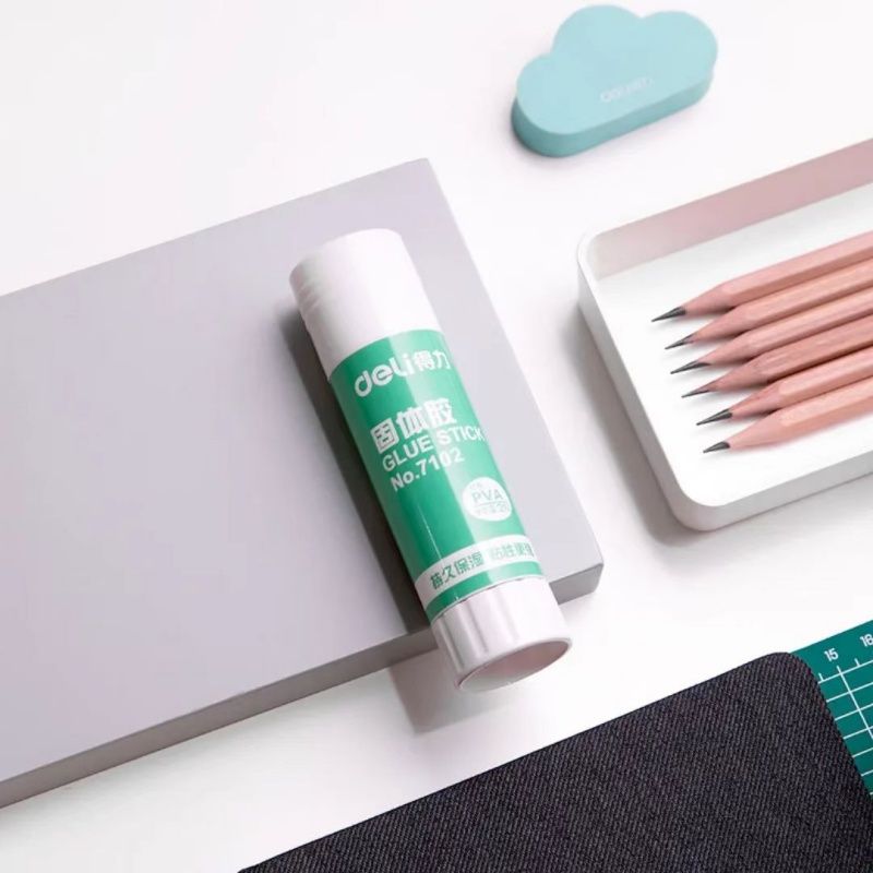 1PCS Deliglue PVA Solid Glue Sticks ，Student Glue Stick，Office  Glue Stick，Good Viscosity，Formaldehyde-free，Three Specifications：9g21g36g