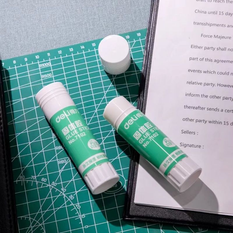 1PCS Deliglue PVA Solid Glue Sticks ，Student Glue Stick，Office  Glue Stick，Good Viscosity，Formaldehyde-free，Three Specifications：9g21g36g