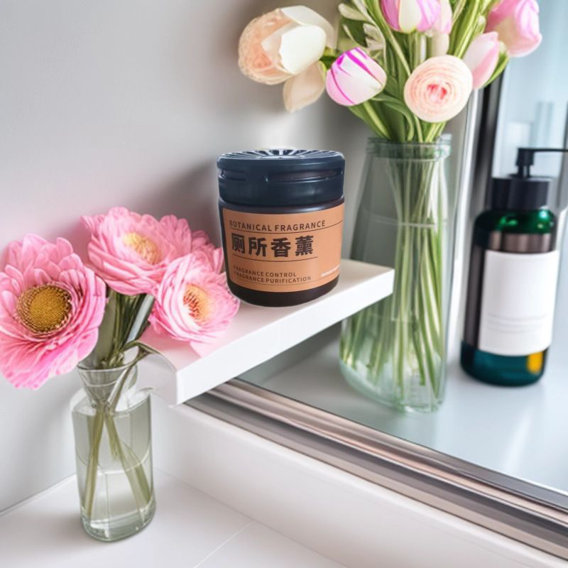 Solid  Air Freshener,Toilet Sterilization Aromatherapy,Removes Peculiar Smell,Purify Air,Pure Plant Extract, Mild And Non-pungent, Pregnant Women Can Use It(Duration 30-60 Days, 100g)