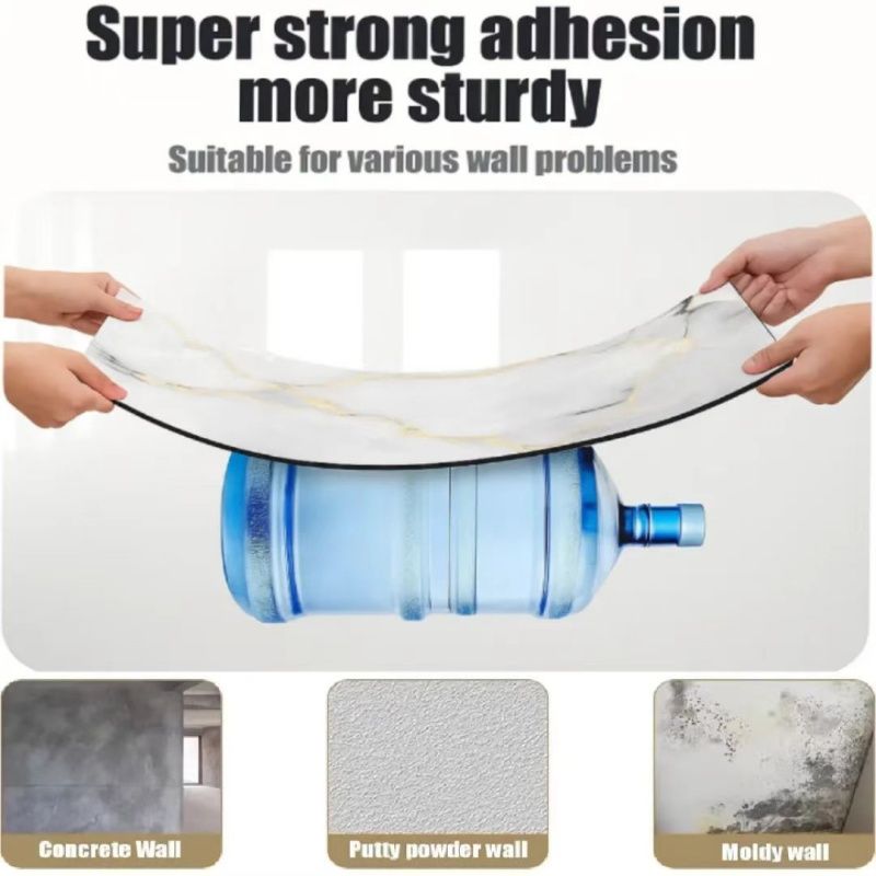 Kitchen Oil-proof And Waterproof Moisture Proof Marble Pattern Wall Stickers ，Heat Resistant  Thickened Imitation Tile Wall Stickers，Cooktop Desktop Decoration Wallpaper Self-adhesive