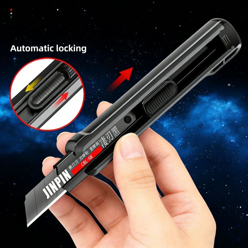 High Quality Retractable Utility Knife , Knife Non Slip Sturdy Fast Cutting Manual Lock,Office Learning Industry Special Wallpaper Knife,The Blade Body And Blade Can Be Used For A Long Time