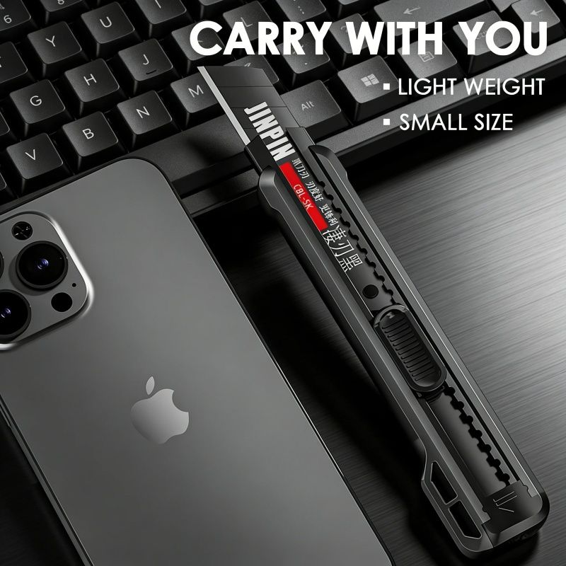 High Quality Retractable Utility Knife , Knife Non Slip Sturdy Fast Cutting Manual Lock,Office Learning Industry Special Wallpaper Knife,The Blade Body And Blade Can Be Used For A Long Time