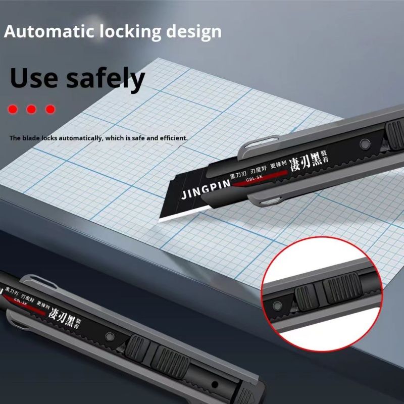 High Quality Retractable Utility Knife , Knife Non Slip Sturdy Fast Cutting Manual Lock,Office Learning Industry Special Wallpaper Knife,The Blade Body And Blade Can Be Used For A Long Time