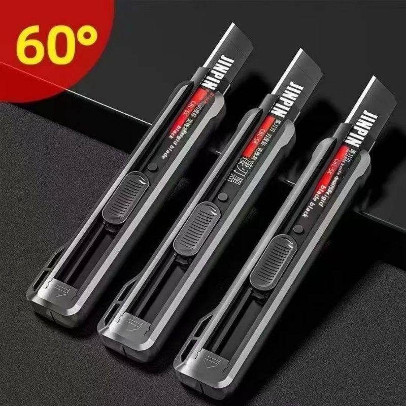 High Quality Retractable Utility Knife , Knife Non Slip Sturdy Fast Cutting Manual Lock,Office Learning Industry Special Wallpaper Knife,The Blade Body And Blade Can Be Used For A Long Time