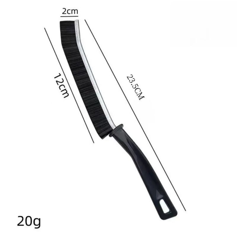 Household Gap Cleaning Brush， Hard Bristle Long Handle Cleaner Brush， For Window Tile Joints Dead Angle Shower Floor Lines，Cleaning Household Supplies