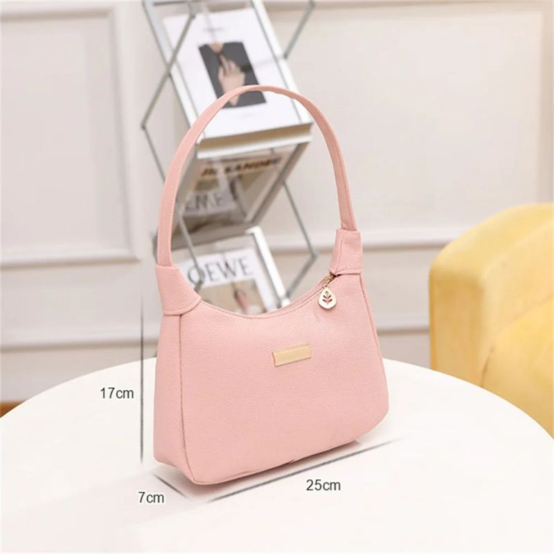 New Trendy Shoulder Bag， Fresh And Sweet Lychee Pattern Underarm Bag ，Casual Commuter Handbag， Trendy Versatile Minority Design