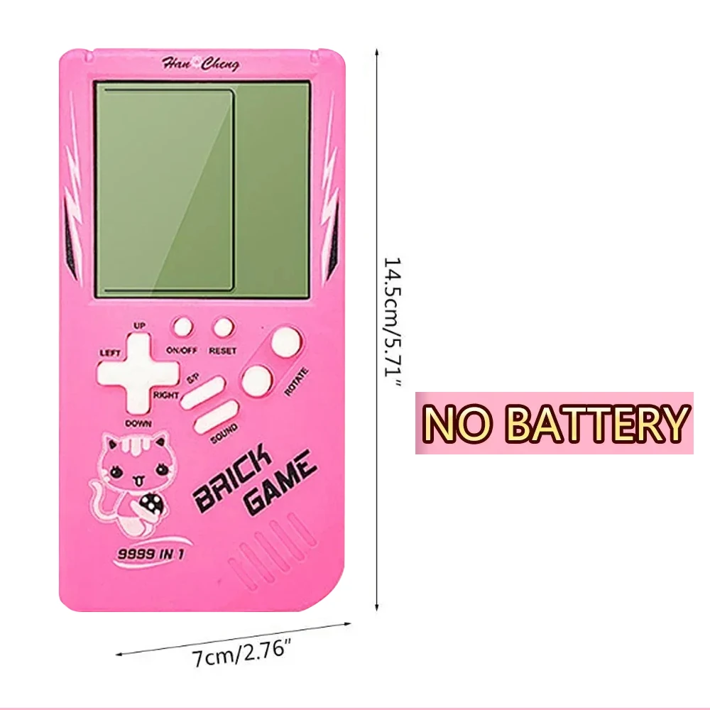Mini Portable Classic Retro Handheld Game Console 23 Games Pocket Nostalgic Play Brick Game Machine Educational Puzzle Toys