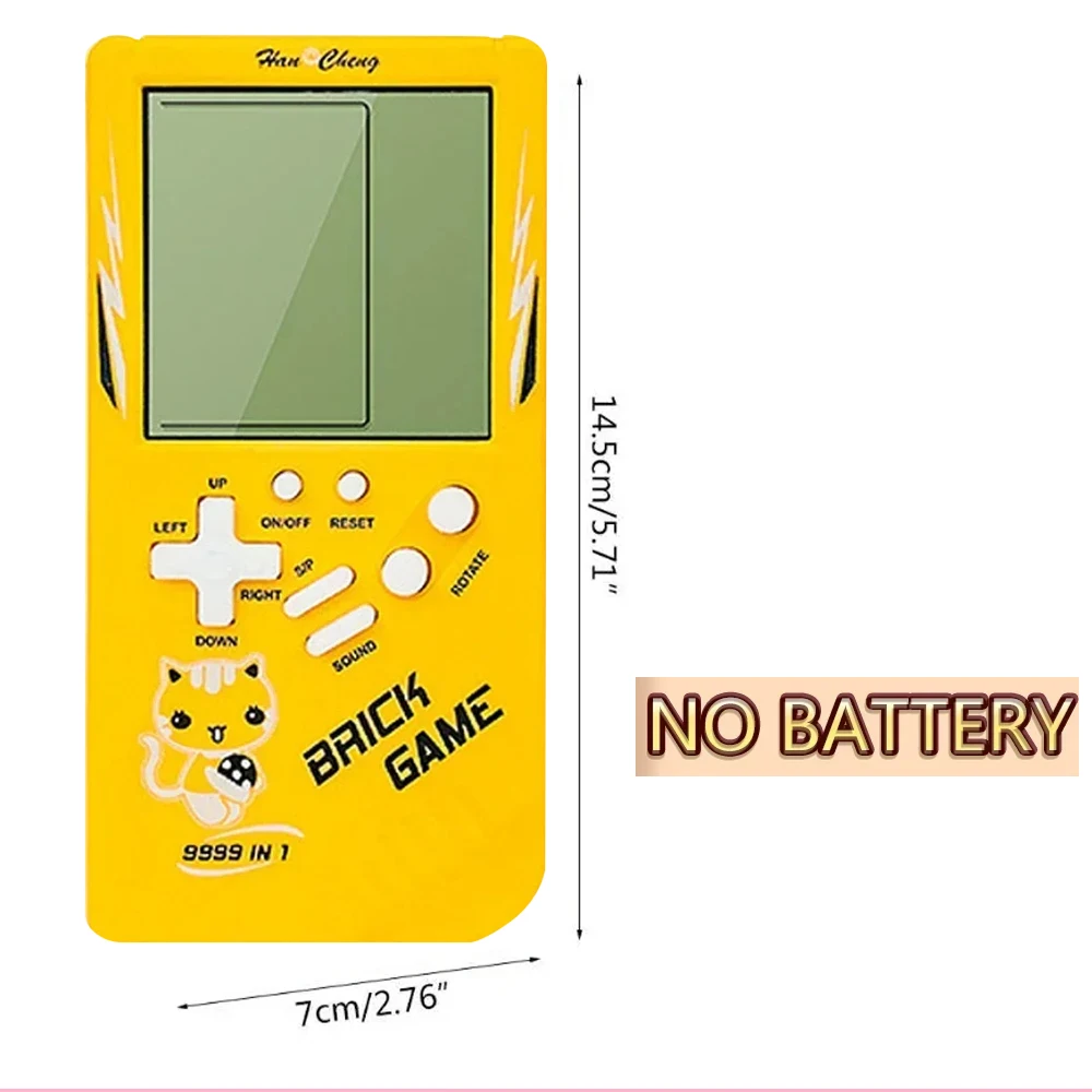 Mini Portable Classic Retro Handheld Game Console 23 Games Pocket Nostalgic Play Brick Game Machine Educational Puzzle Toys
