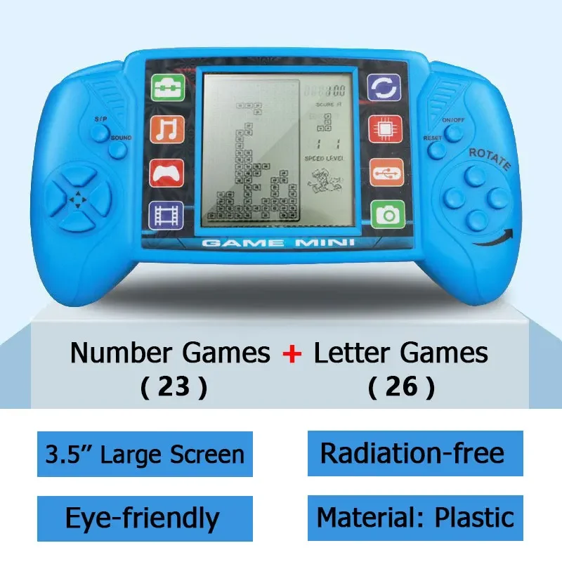 3.5 Inch Large Screen Pocket Handheld Game Players Classic Retro Game Machine Kids Children Electronic Toys Game Console