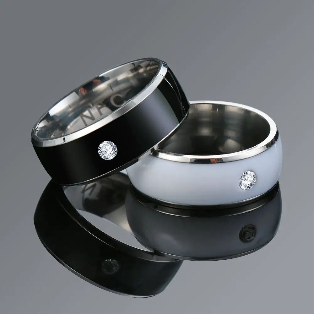 Fashion NFC Smart Ring Intelligent Wear Connect Android Phone Equipment Ring Waterproof Multifunction Magic NFC Finger Ring