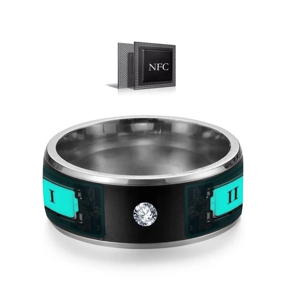 Fashion NFC Smart Ring Intelligent Wear Connect Android Phone Equipment Ring Waterproof Multifunction Magic NFC Finger Ring