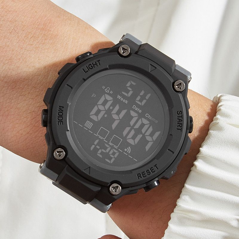 Digital Sports Watch for Men Waterproof Luminous Men's Sport Watches Alarm Clock Military Kids Student Electronic Watches