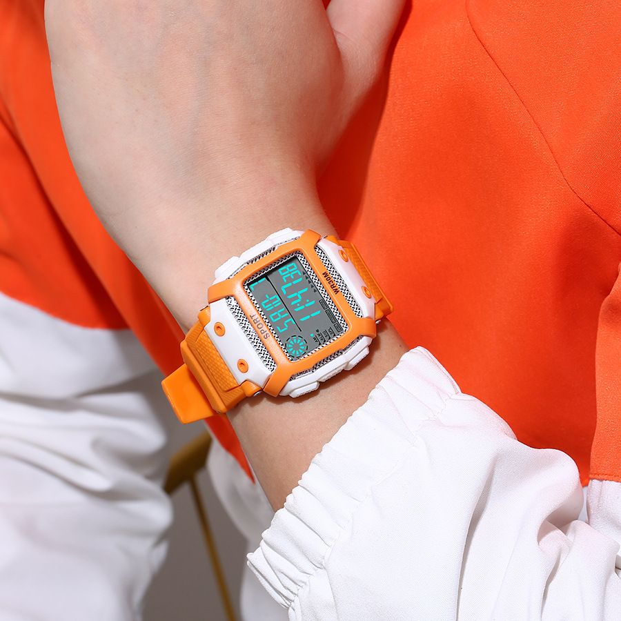 Women Men's Sports Watches Waterproof Outdoor Digital Men's Watches LED Alarm Clock Electronic watches for man Student kids