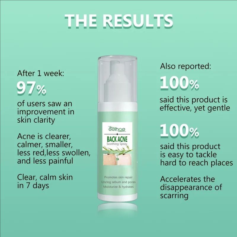 Back Acne Repair Spray Acne Removal Essence Oil Oil Butt Shoulder Care Cream Control Back Whitening Moisturize Removal Spray
