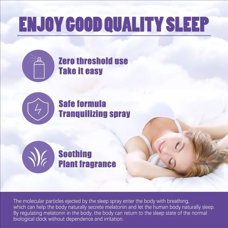 Lavender Sleep Spray Lavender Vanilla Pillow Mist Sleep Pillow Spray Linen Deep Sleep Spray Late Anxiety Improve Insomnia