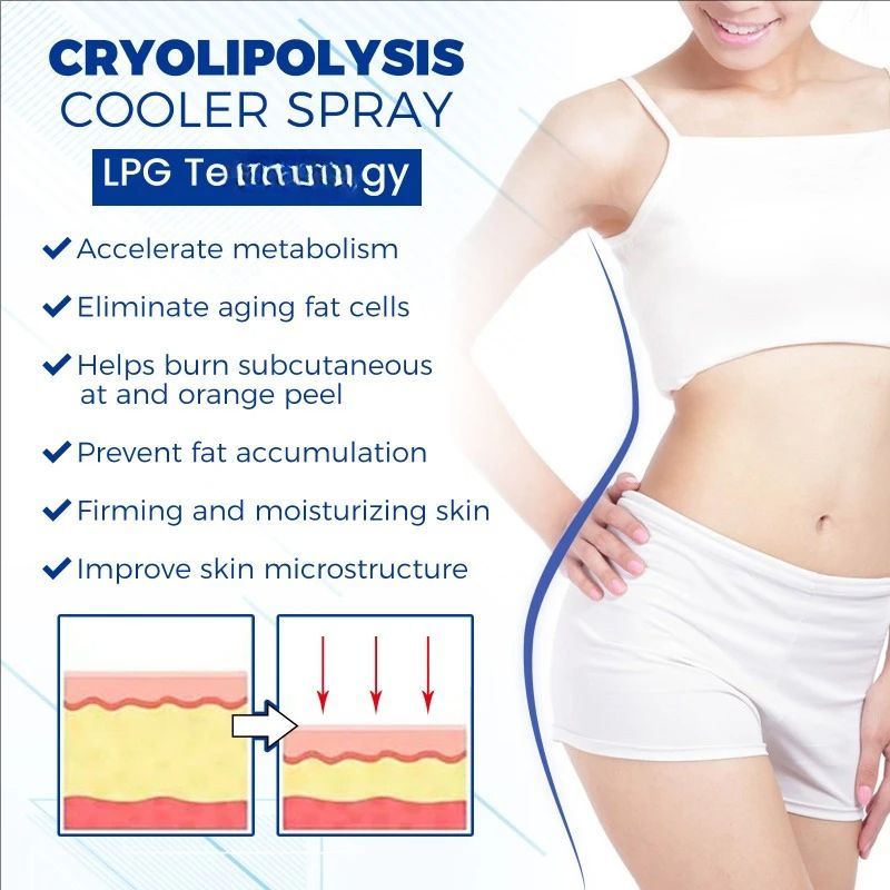 Cryolipolysis Cooler Spray Fast Fat Burning body Slimming Spray Anti-cellulite moisturize firming skin Weight Loss Essence Spray
