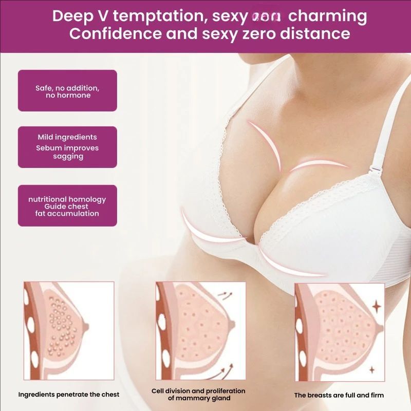 Female Elasticity Tightening Lifting Breast Roll-on Lifting Firming Straightening Postpartum Chest Drooping Nursing Massage