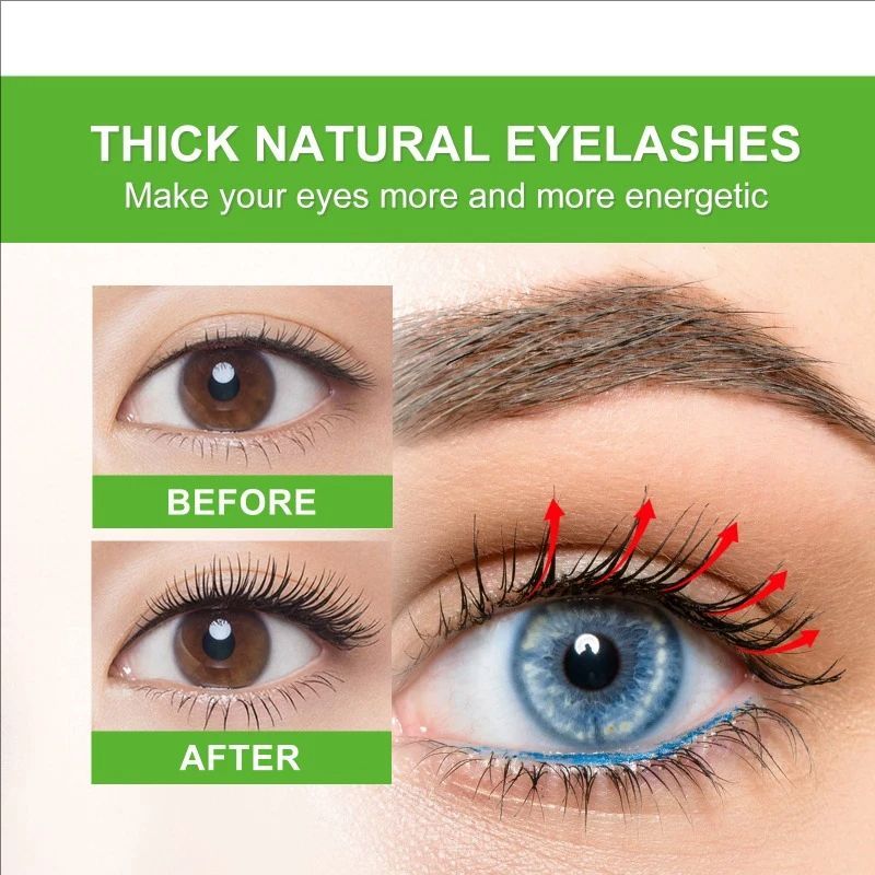 Naturally Eyebrows Slender Dark Dense Moisture Curling Traceless Essential Oils Lasting Without Smudge Mascara Growth Liquid