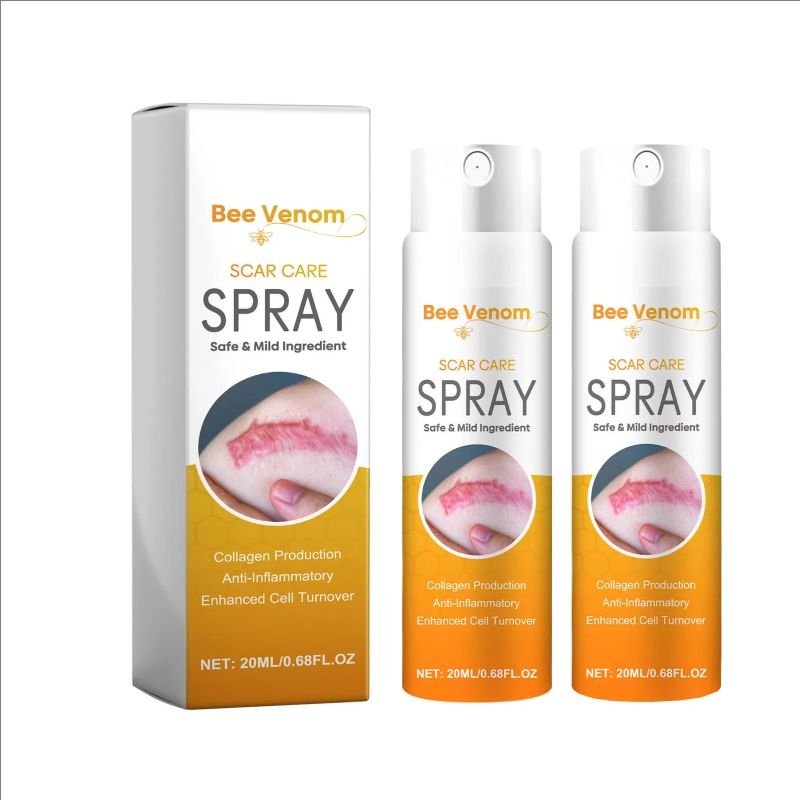 Bee Venom Fading scar Spray Stretch Marks Postpartum Pregnancy Scars Surgical burn scald repair Smoothing Skin Body Care Spray