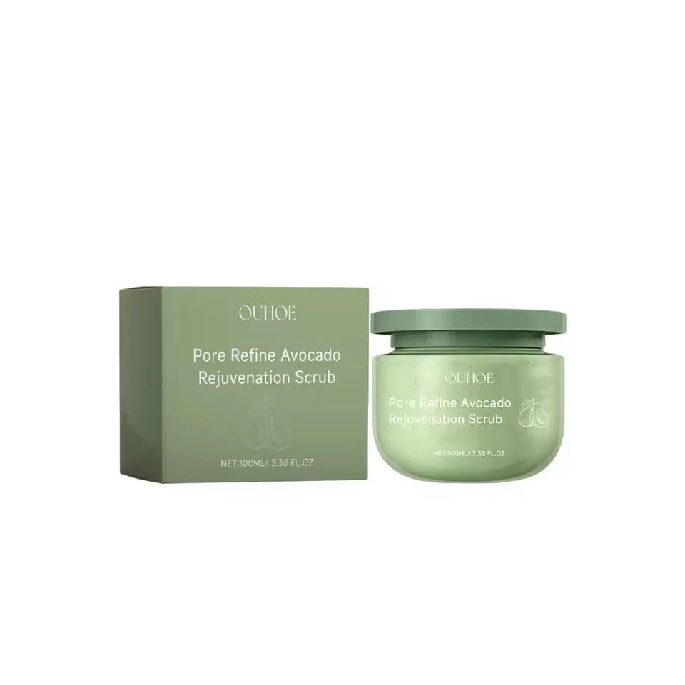 Exfoliating Body Scrub Anti Dark Spots Deep Cleansing Pore Peeling Oil Control Moisturizing Brightening Repair Avocado Scrub Gel