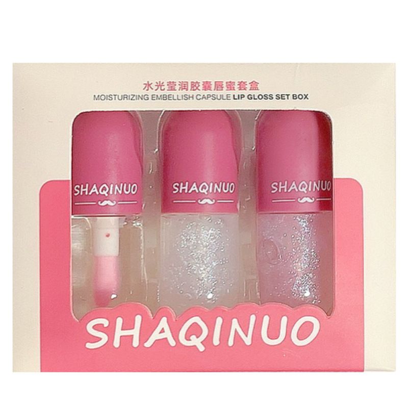Triple-Pack Thermo-Changing Lip Gloss Set with Mesmerizing Shifting Sands Effect: Long-Lasting, Moisturizing, & Glossy for a Stunning Pout Every Day