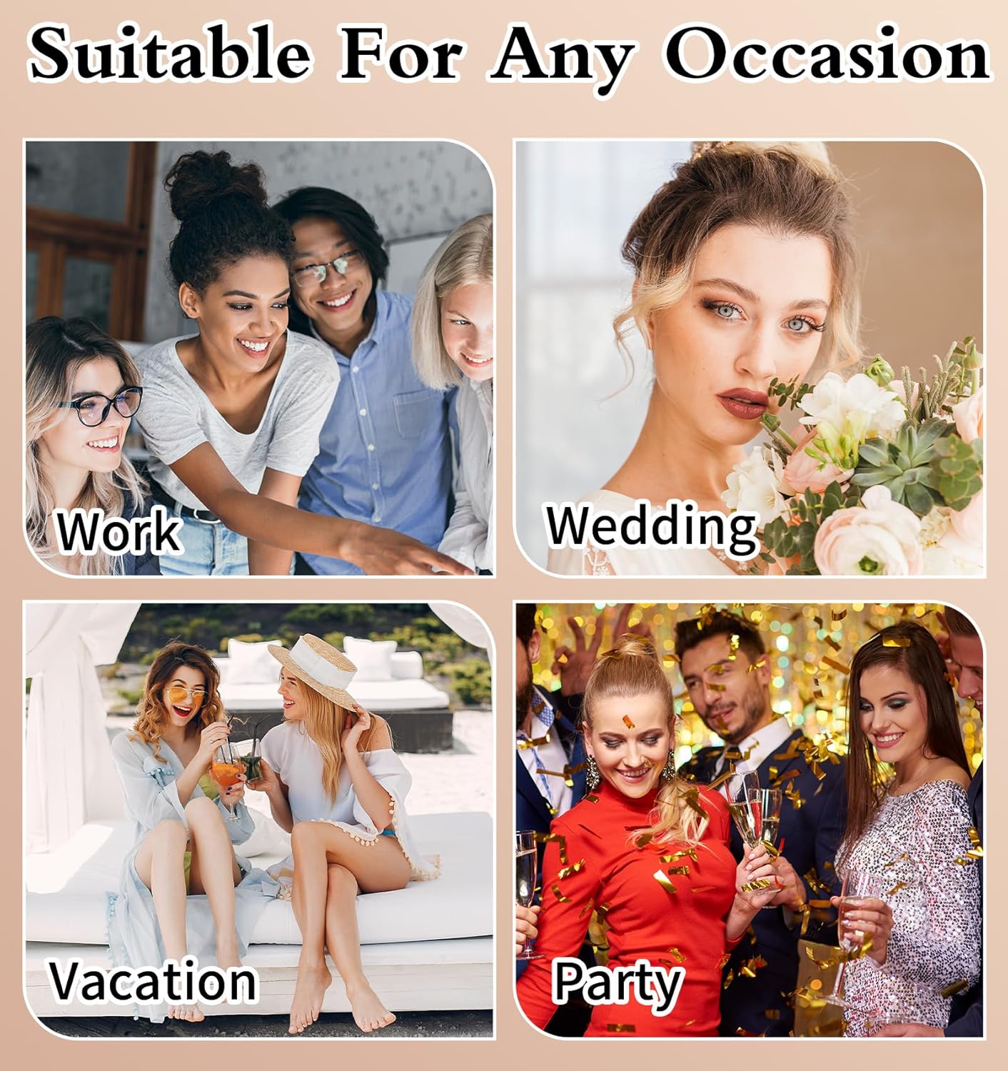 Colored eyelash clusters, 240 pieces of colored eyelashes, easy-to-use colored eyelashes, suitable for women, girls can DIY at home, makeup (multi-color, 14/16 mm)