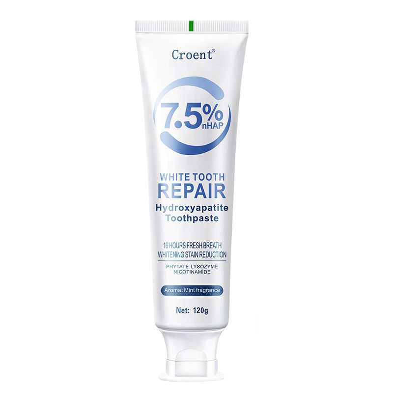 Hydroxyapatite Toothpaste for Enamel Protection & Tooth Strengthening, Gentle Mint for Sensitive Teeth, Daily Oral Care for Fresh Breath 120g